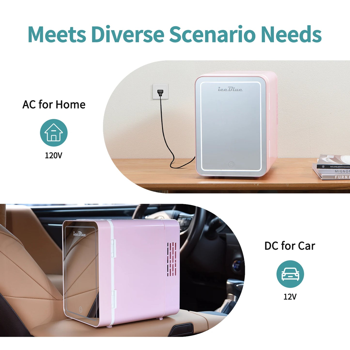 Mini Fridge Dual-Use AC/DC Cooler Warmer for Home Car