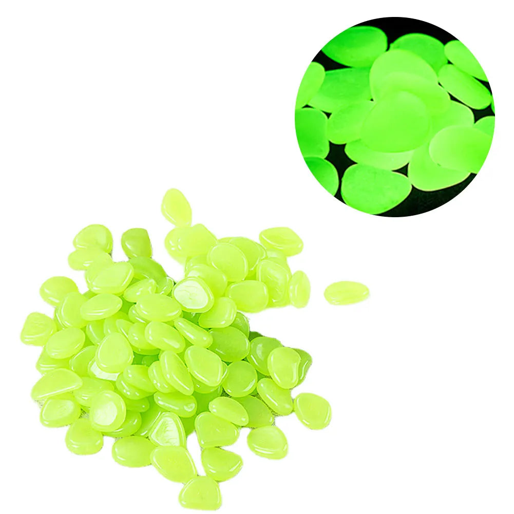 Garden Glow In The Dark Pebbles Stones Rocks For Yard And Walkways Decor