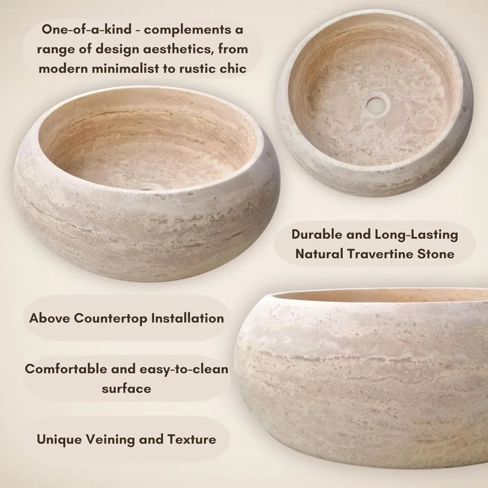 Natural Stone Bathroom Basin