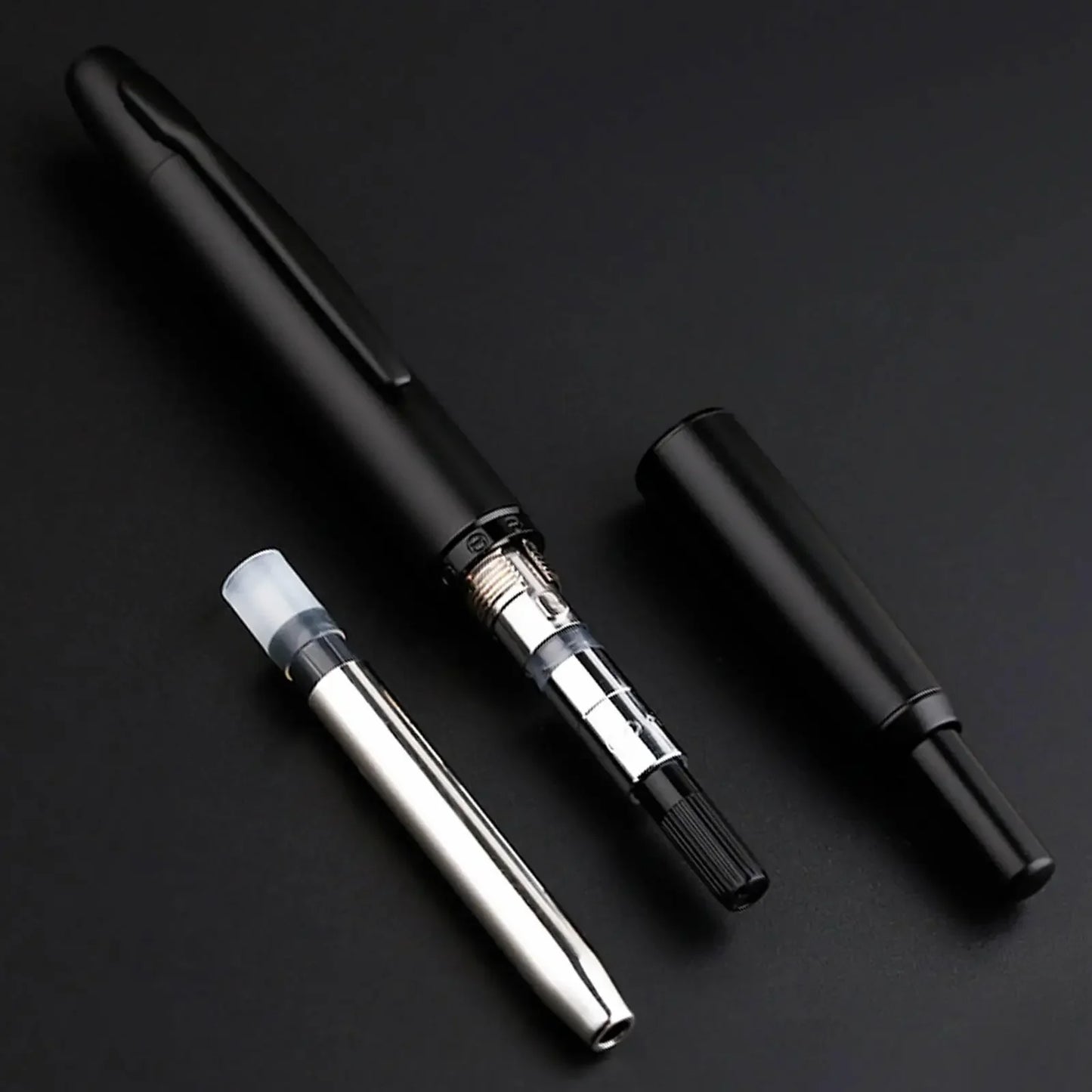 Press fountain pen