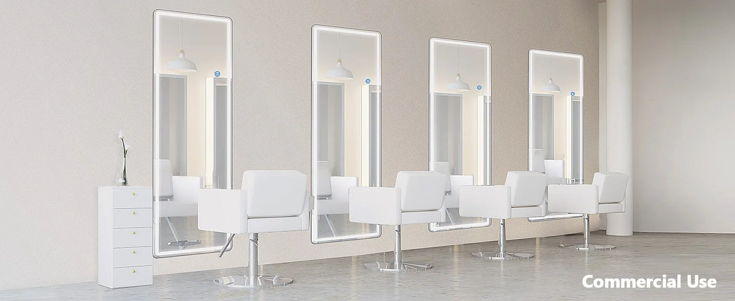 Full Length Mirror with 3 Color Lighting