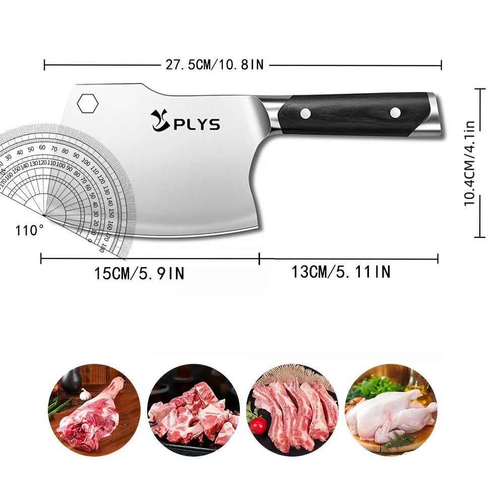 Professional Chef's Bone Chopping Knife