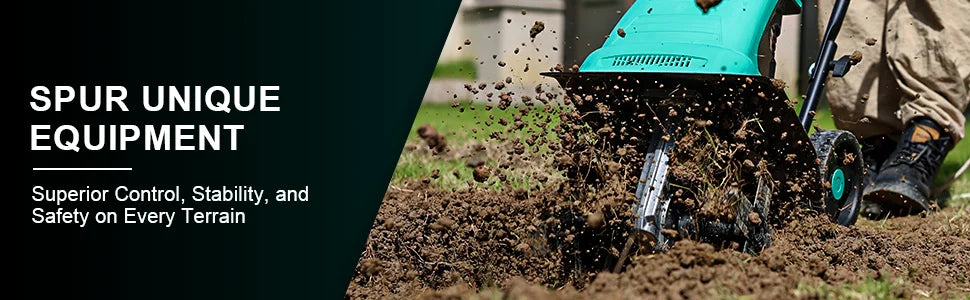 Garden Electric Rototiller Cultivator for the Yard