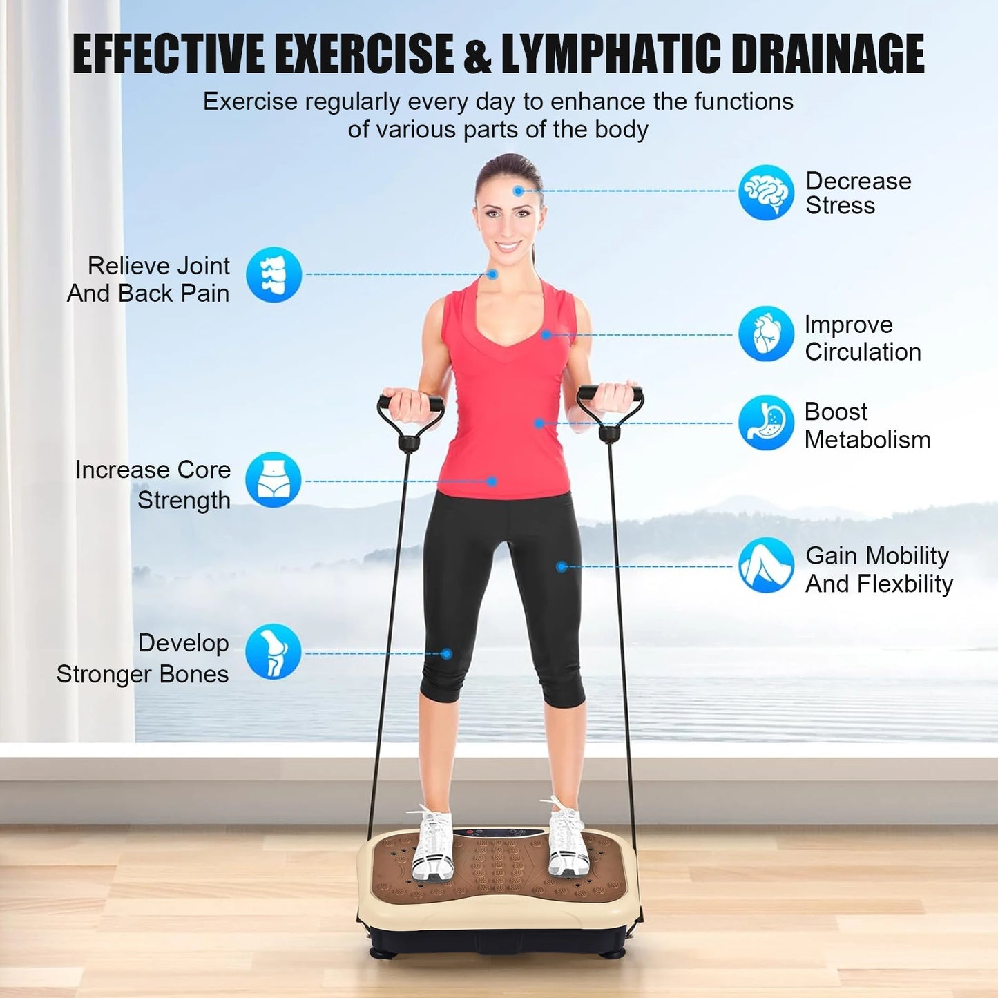 Body Electric Vibration Slimming Plate Tool