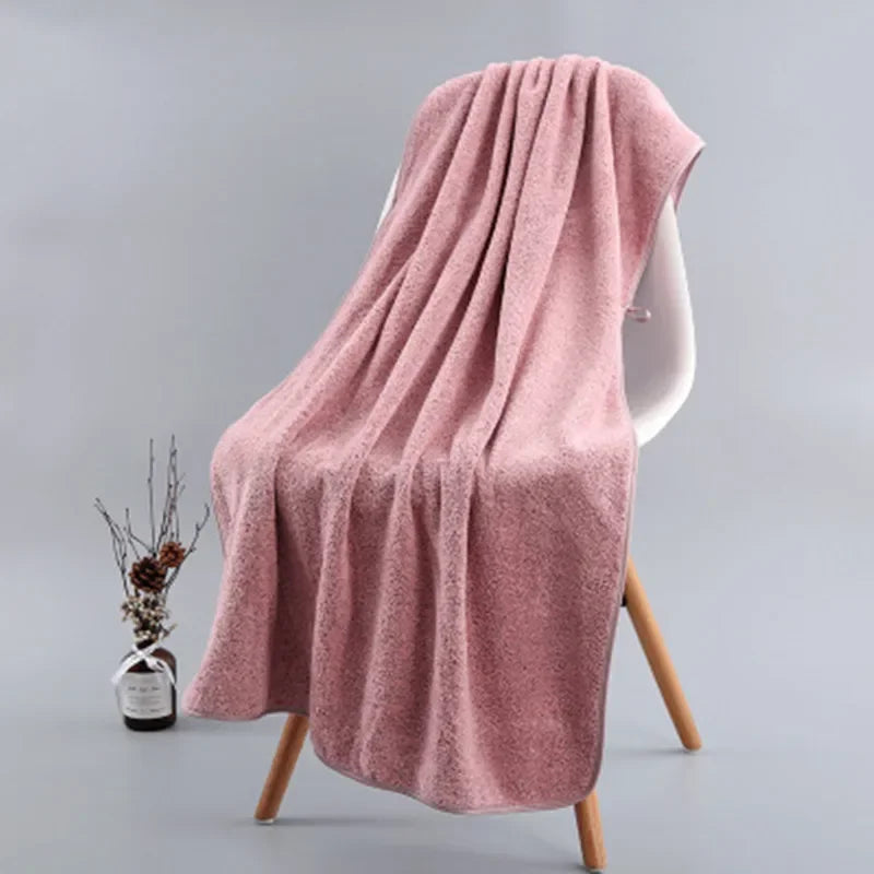 Bamboo Charcoal Coral Velvet Bath Towel