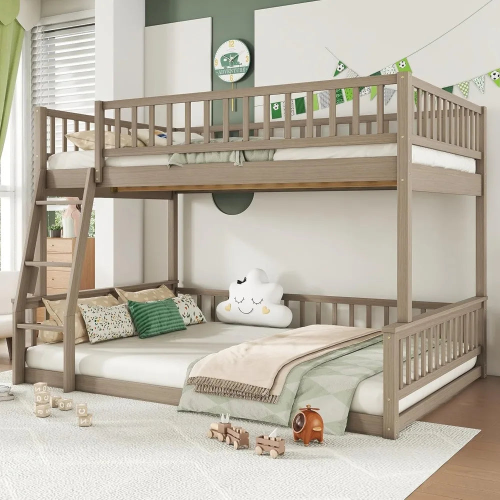 Full XL Over Queen Bunk Bed