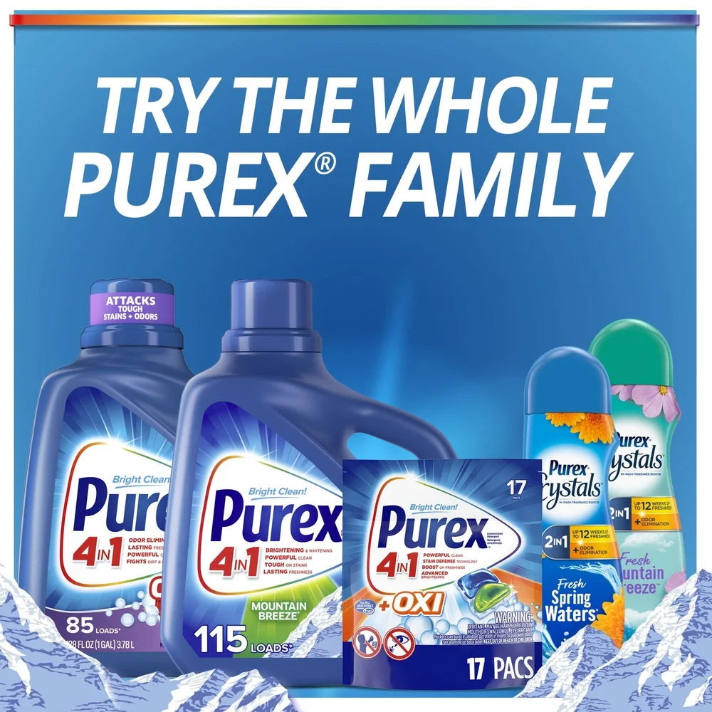 Heavy Duty All Purpose Liquid Laundry Detergent Mountain Breeze