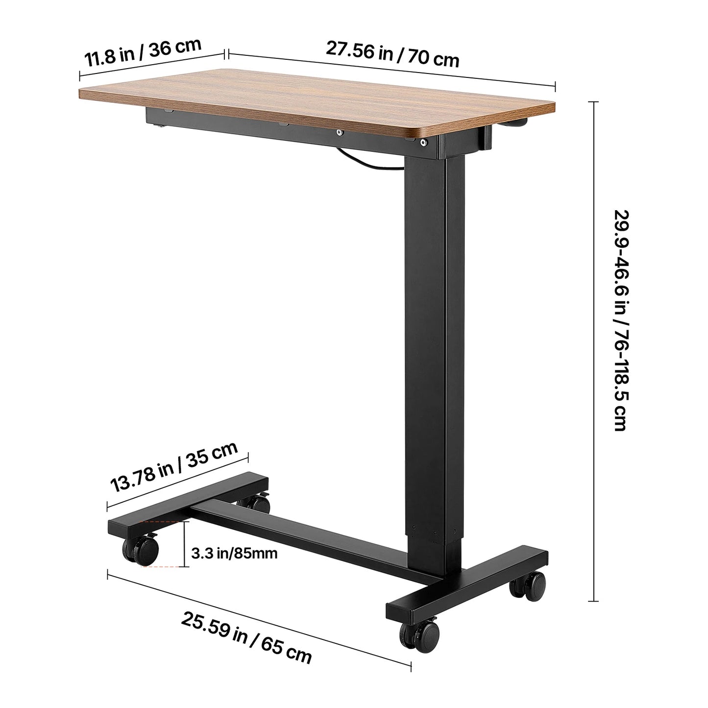 Height & Angle Adjustable Laptop Desk