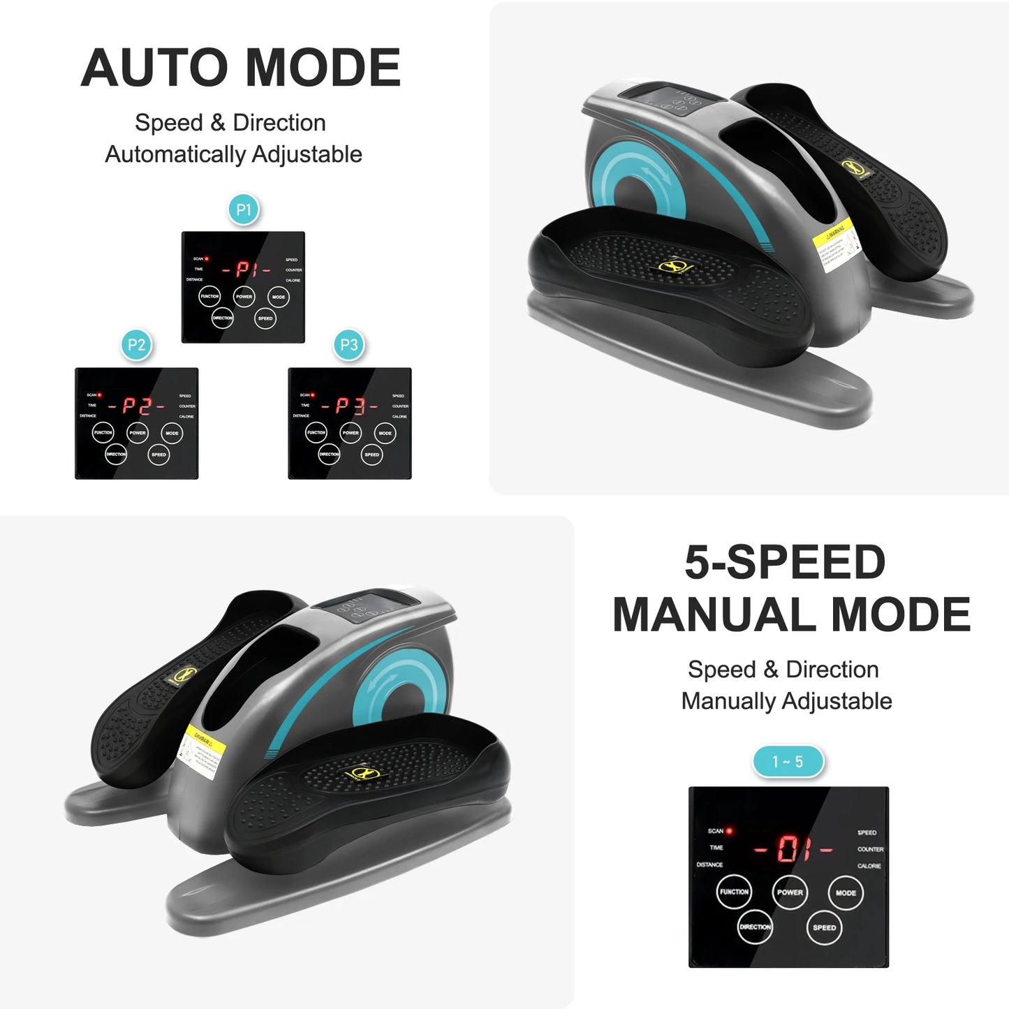 Electric Elliptical Machine Pedal Exerciser