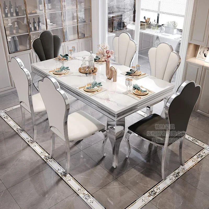 Marble Luxury Dining Table a Unique Gold