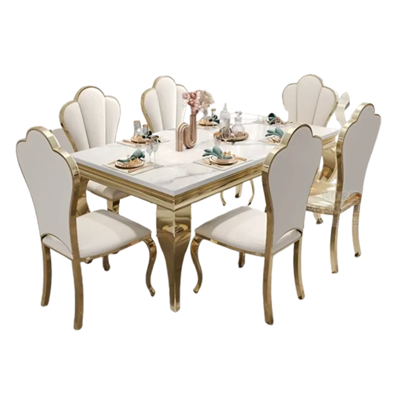 Marble Luxury Dining Table a Unique Gold