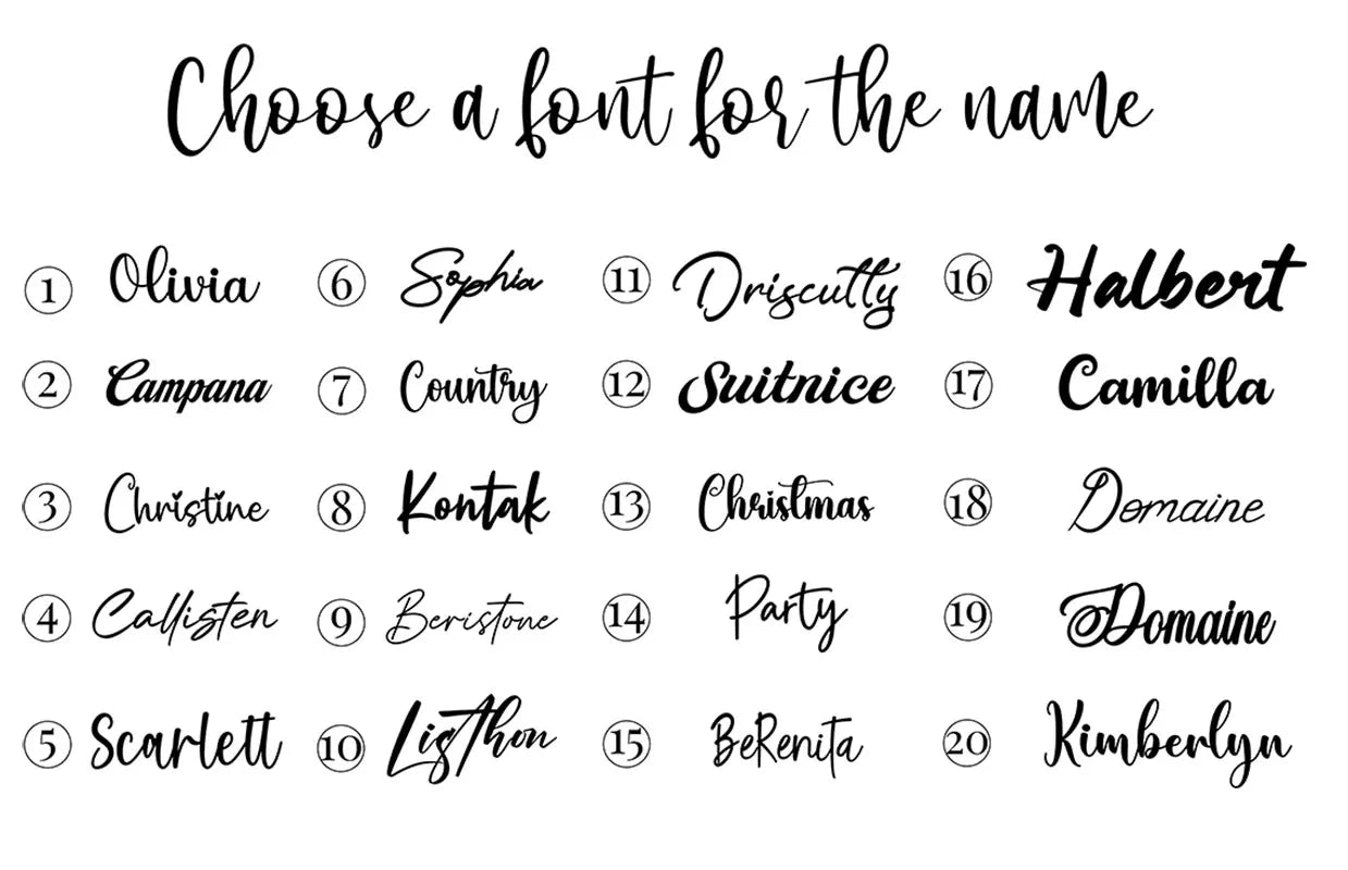 Customized Personalized Name Sign