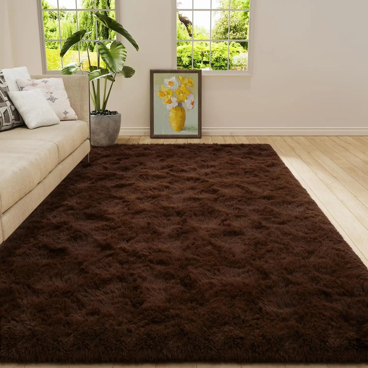 Plush Fluffy Ultra Soft Indoor Modern Rugs