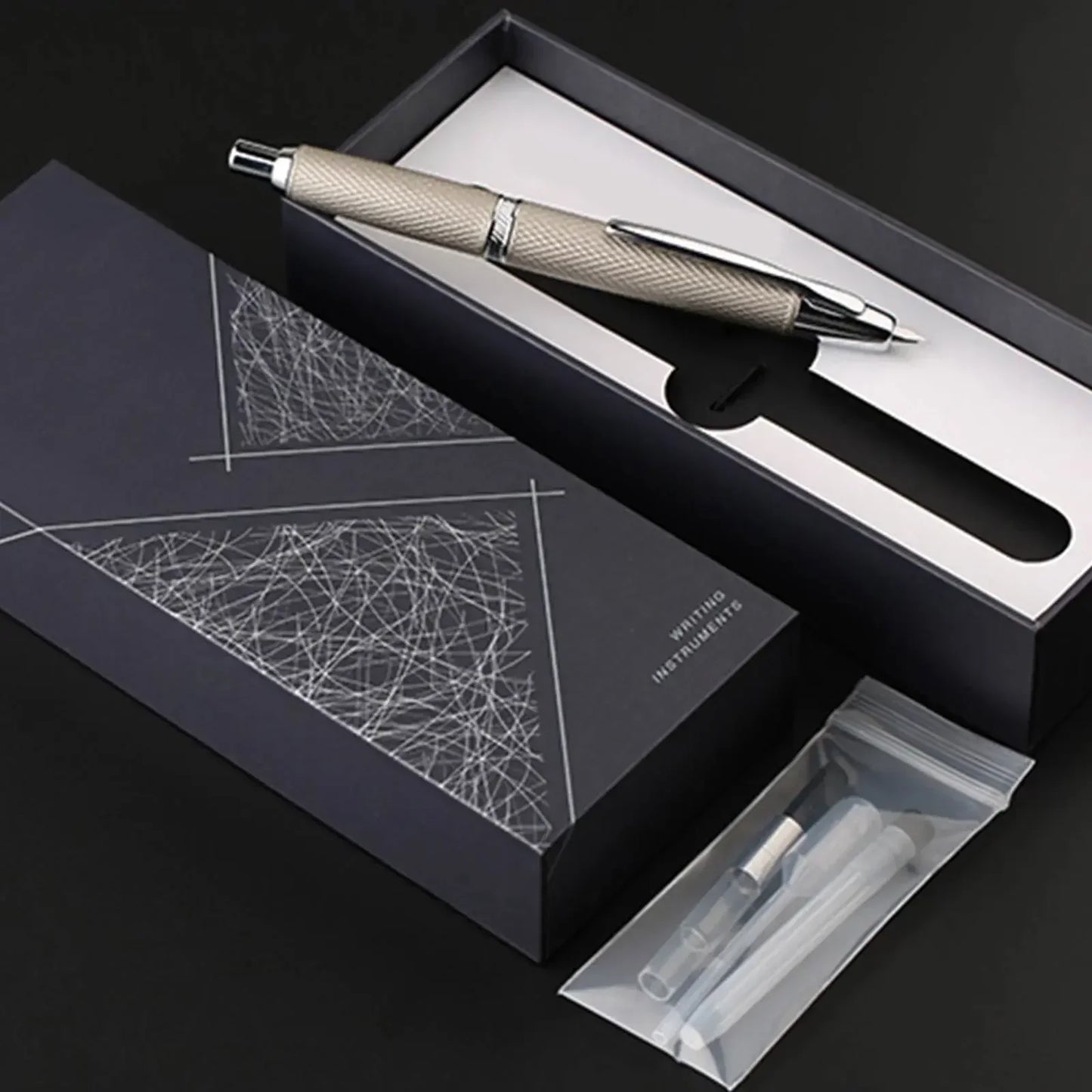 Metal Press Fountain Pen