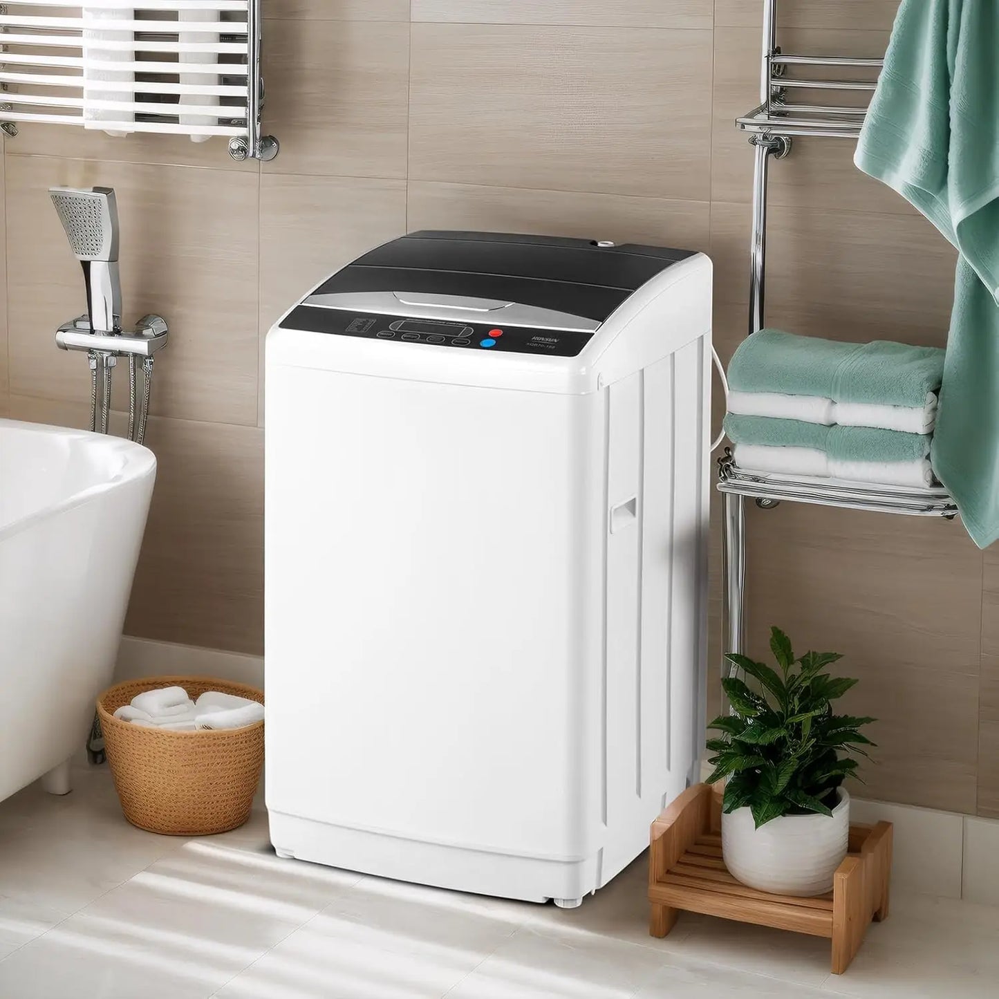 Full-Automatic Electric Laundry Machine with Stainless Steel Drum