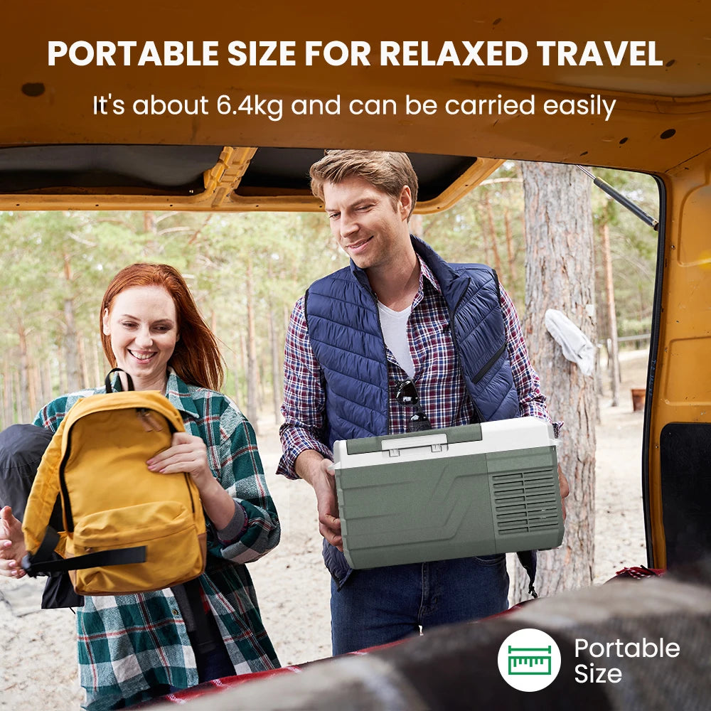 Portable Refrigerator with AC Electric Cooler Plug