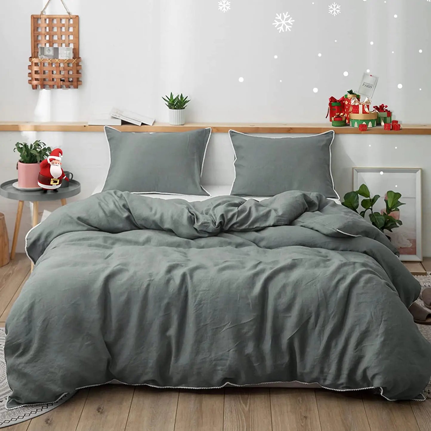 100% Linen Bedding Set