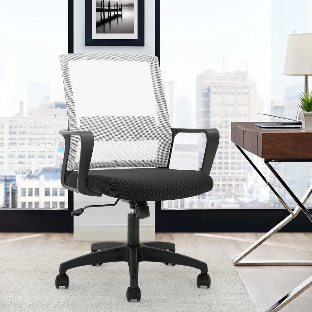Office Chair with Mid-Back Mesh