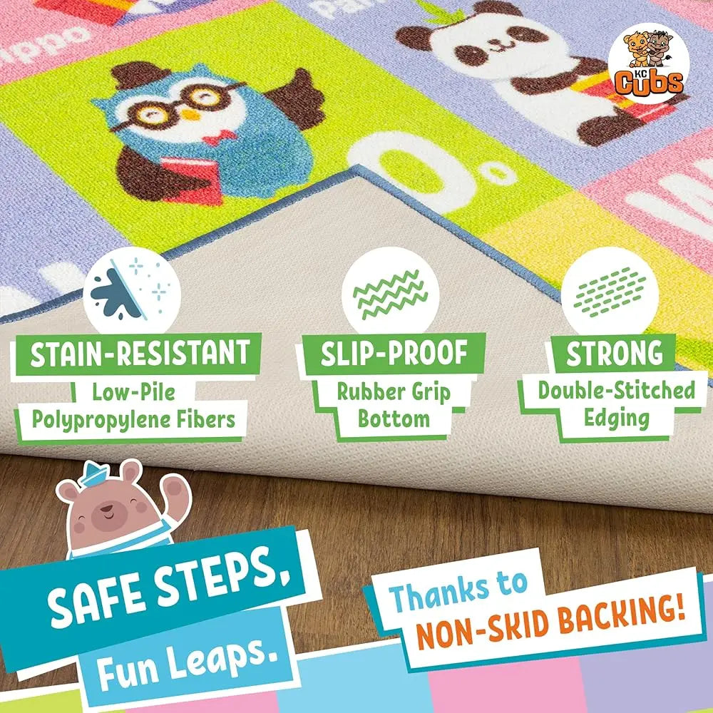 Abc Alphabet Animal Carpet