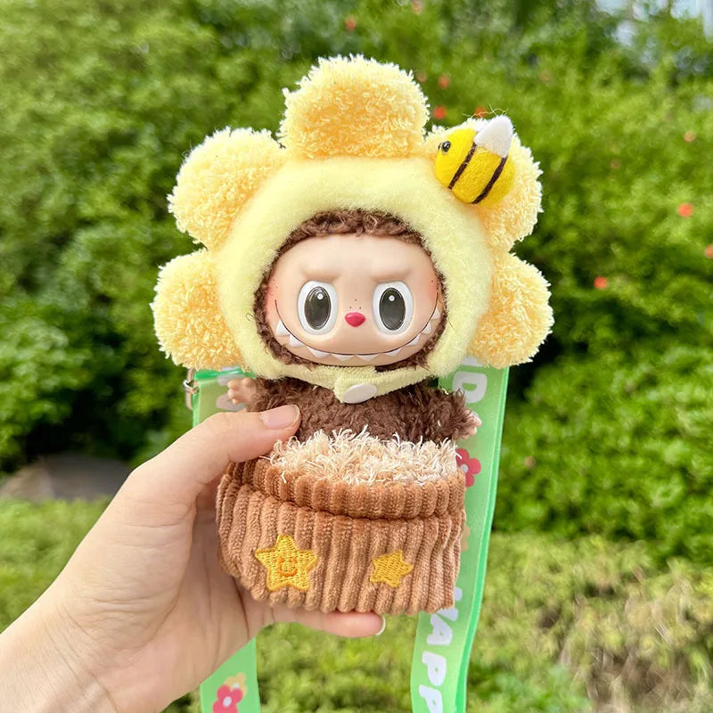 Mini Labubu Dolls Outfit Clothes Accessories without Doll