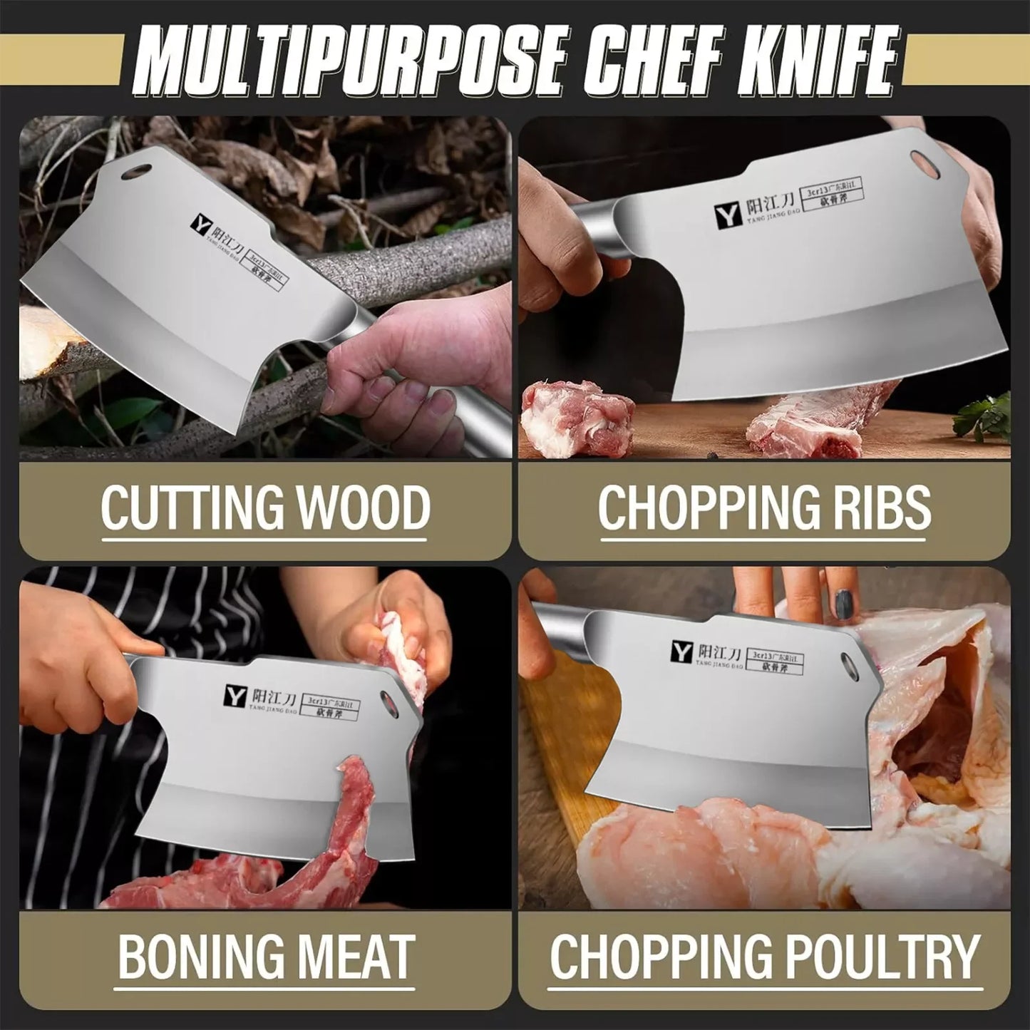 Butcher Special Axe Chopping Bone Knife