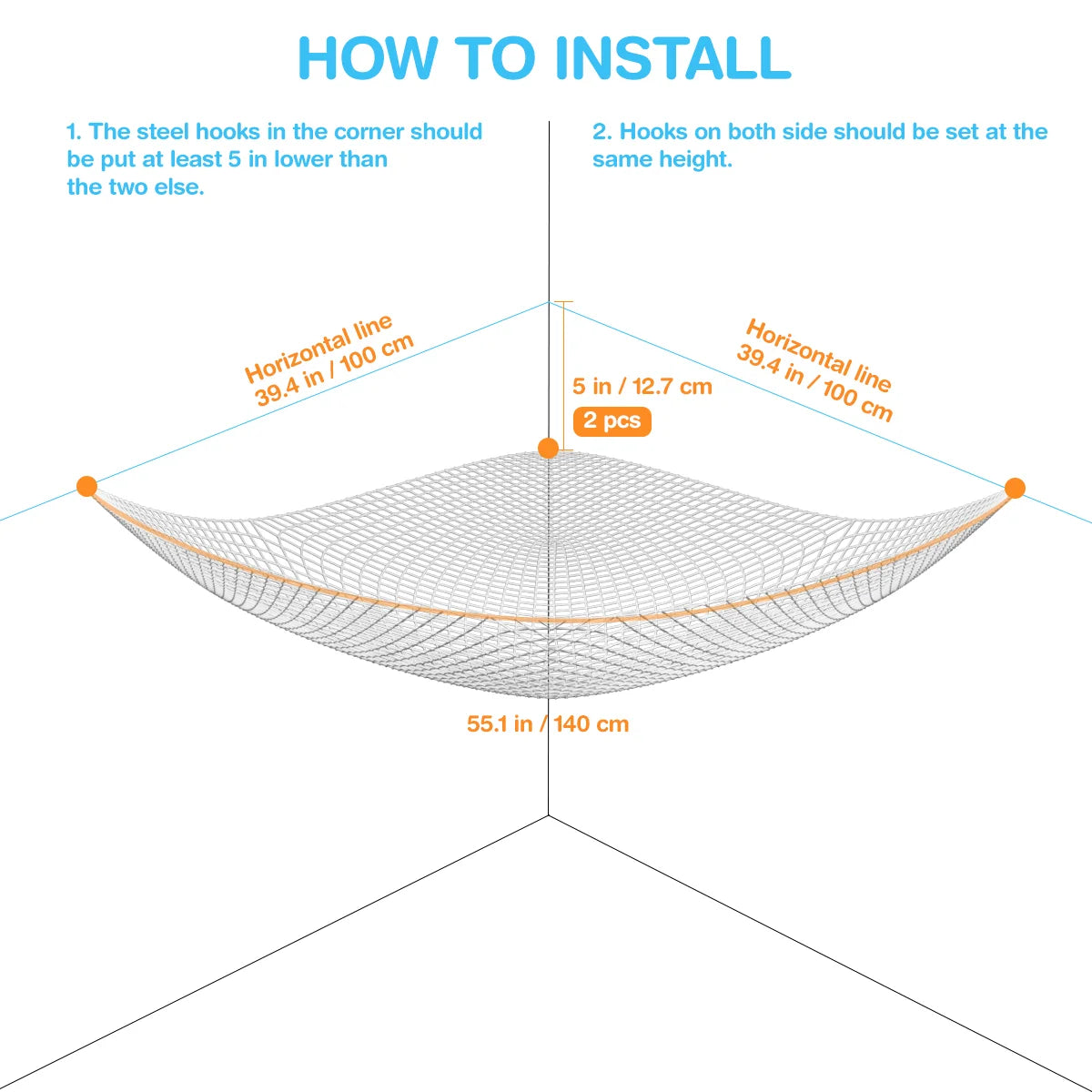Toddlers Room Storage Organizer Toy Hammock Holder
