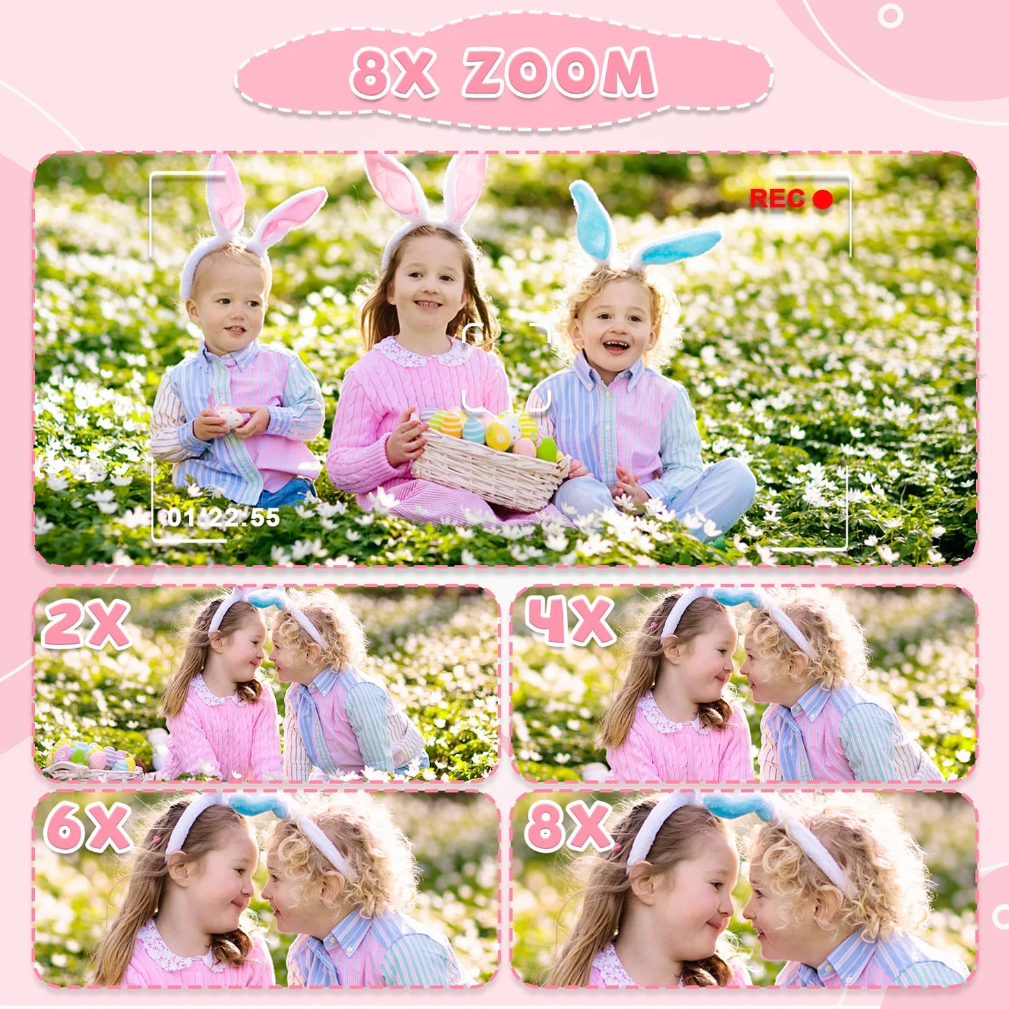 Kids Camera, Digital Video with Silicone Case