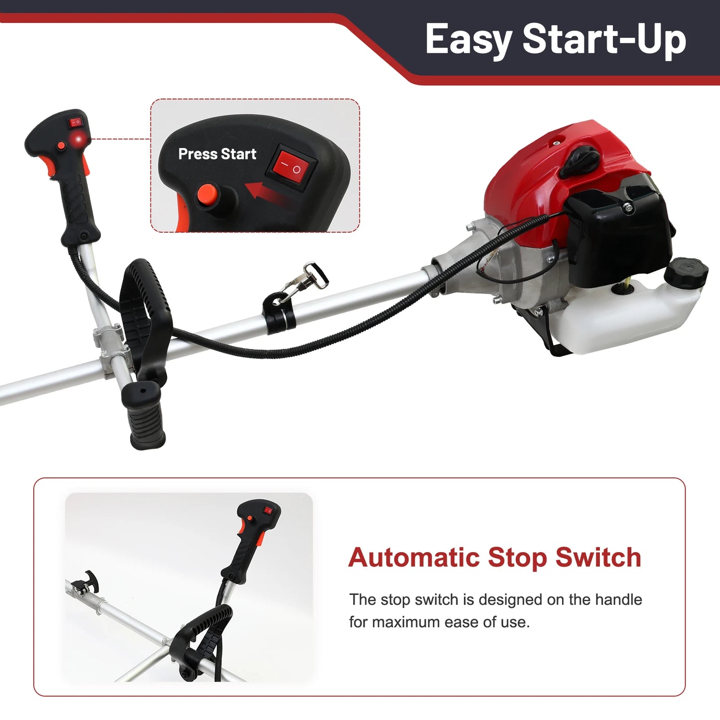 Weed Wacker 2-Stroke Gas Grass Trimmer