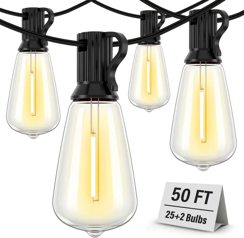 Patio String Lights Waterproof