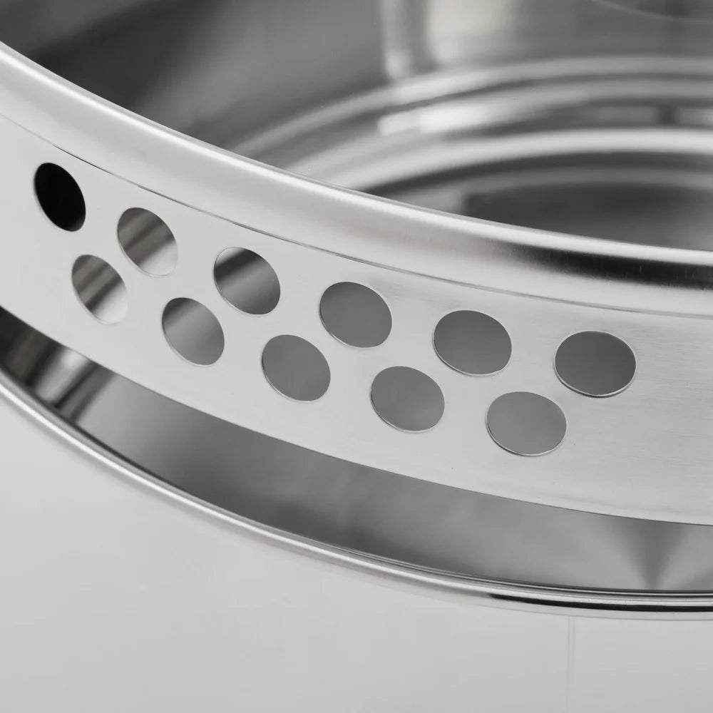 Oven Safe Stainless Steel Saucepan with Straining Lid 1qt Dishwasher Safe