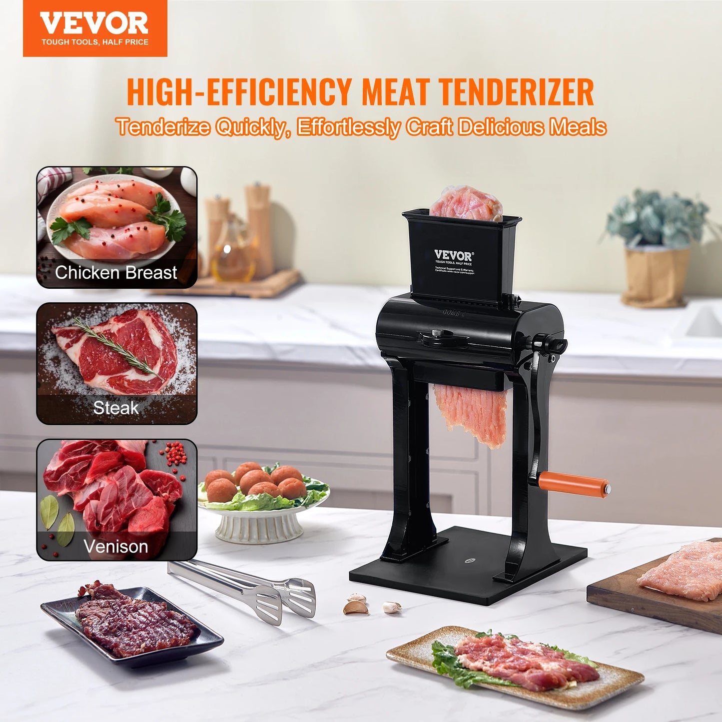 Heavy Duty Stainless Steel Commercial Meat Tenderizer
