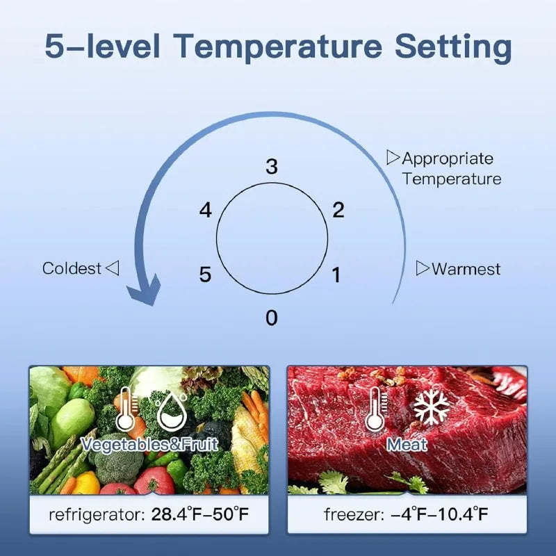 Apartment/Condo Small Refrigerator with Freezer