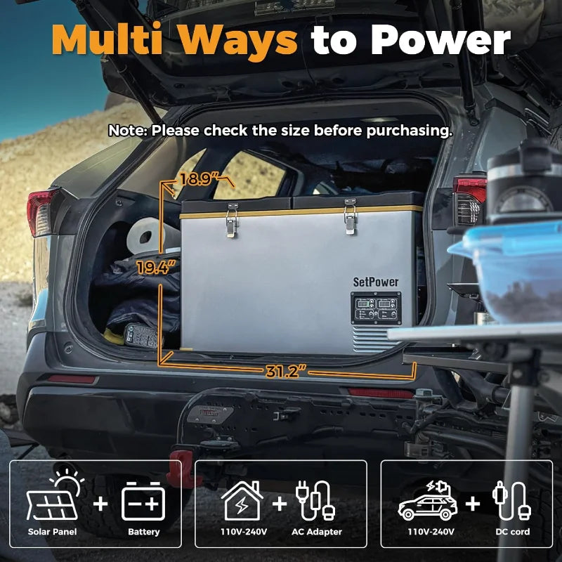 Portable Electric Cooler with Plug In