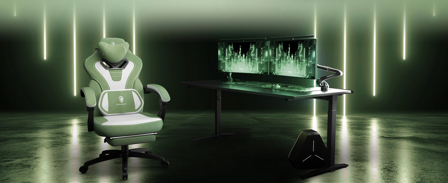 Big and Tall Gaming Chair with Footrest