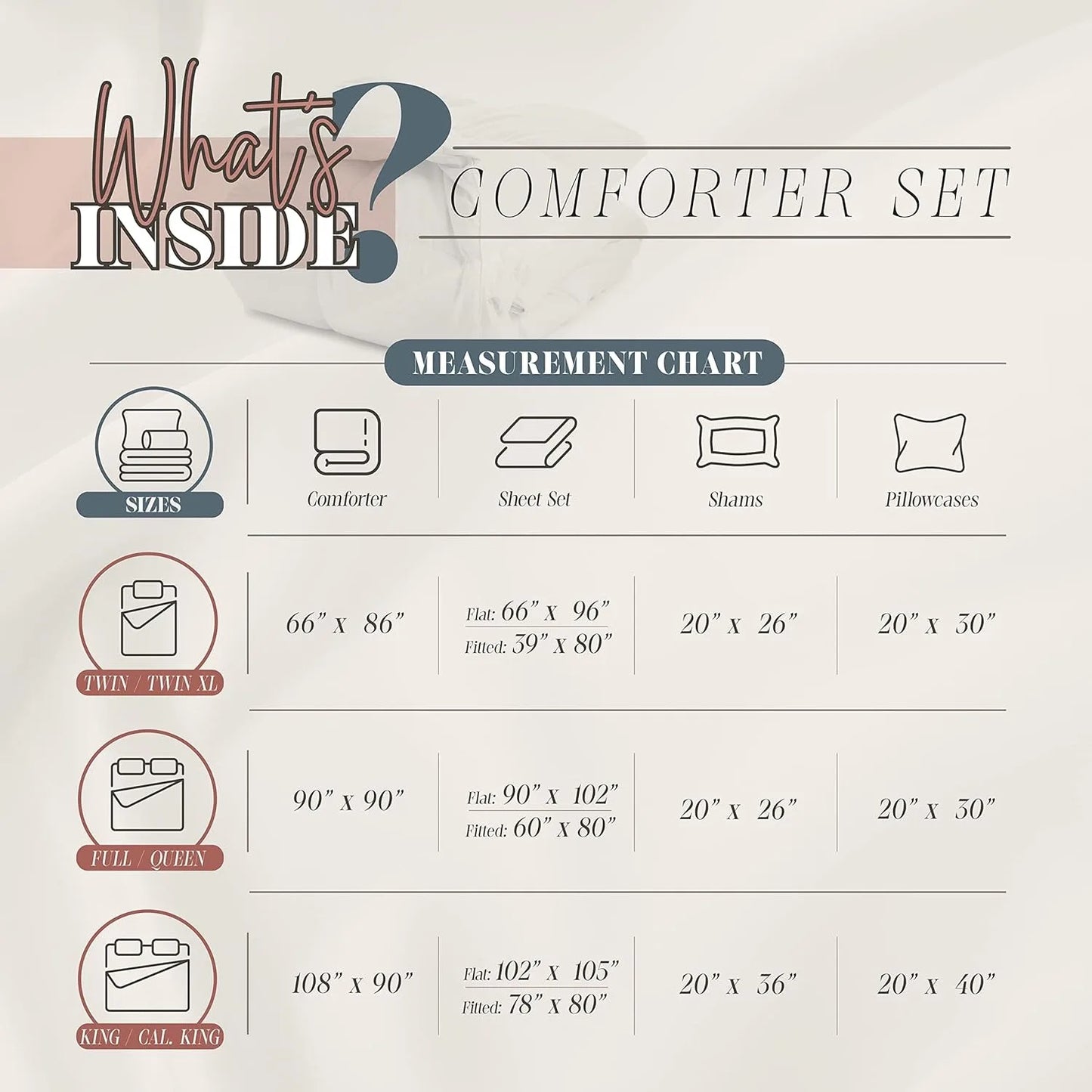 Multi-Ruffle Comforter Set