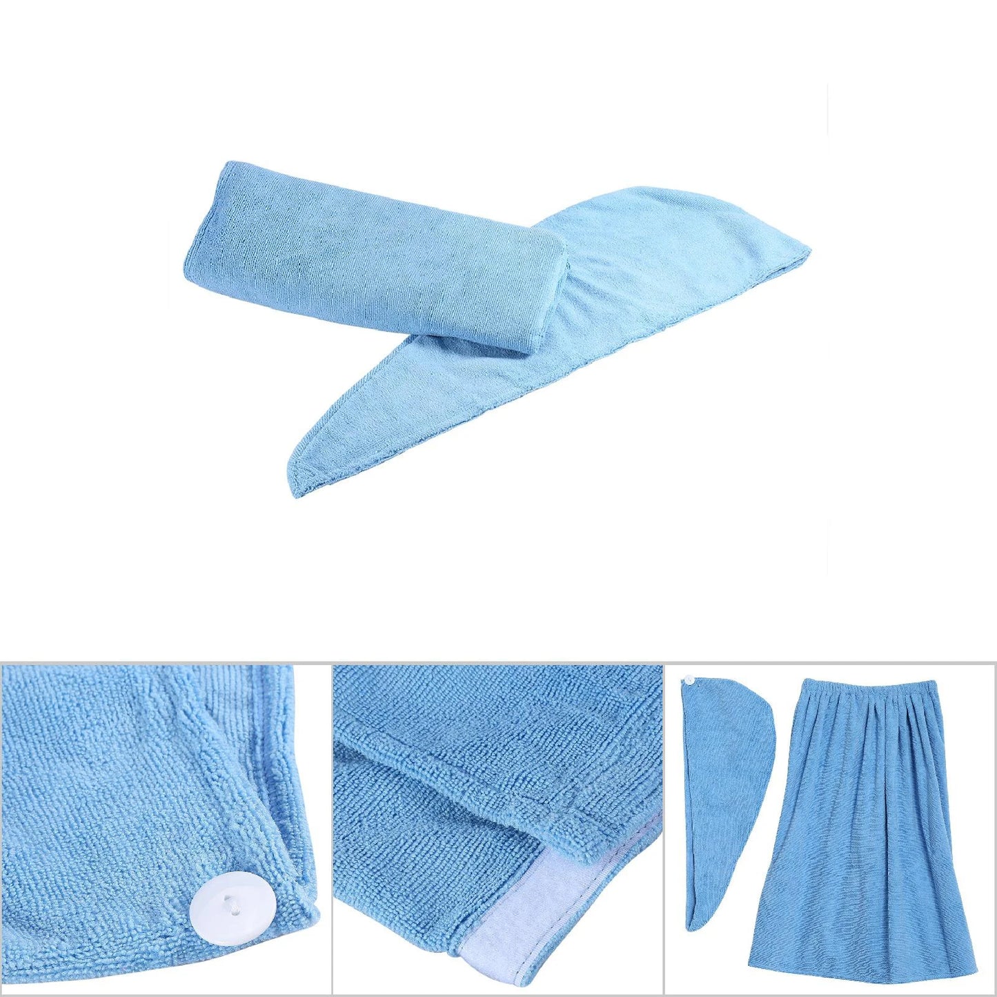 Women Wearable Bathrobe Towel