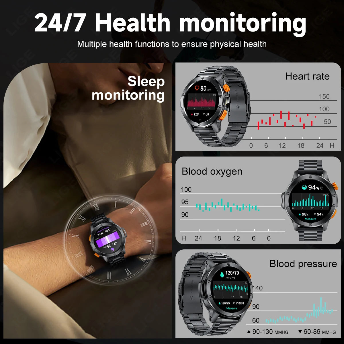 Military Sports Smartwatch for Men