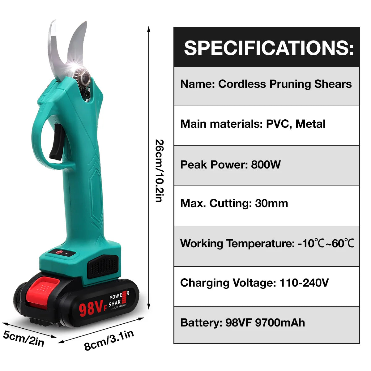 Cordless Electric Pruning Shears