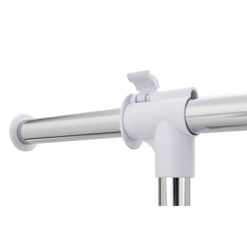 Adjustable Metal Rolling Garment Clothes Rack