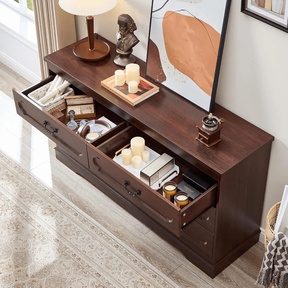 Farmhouse Cherry Wood Dresser
