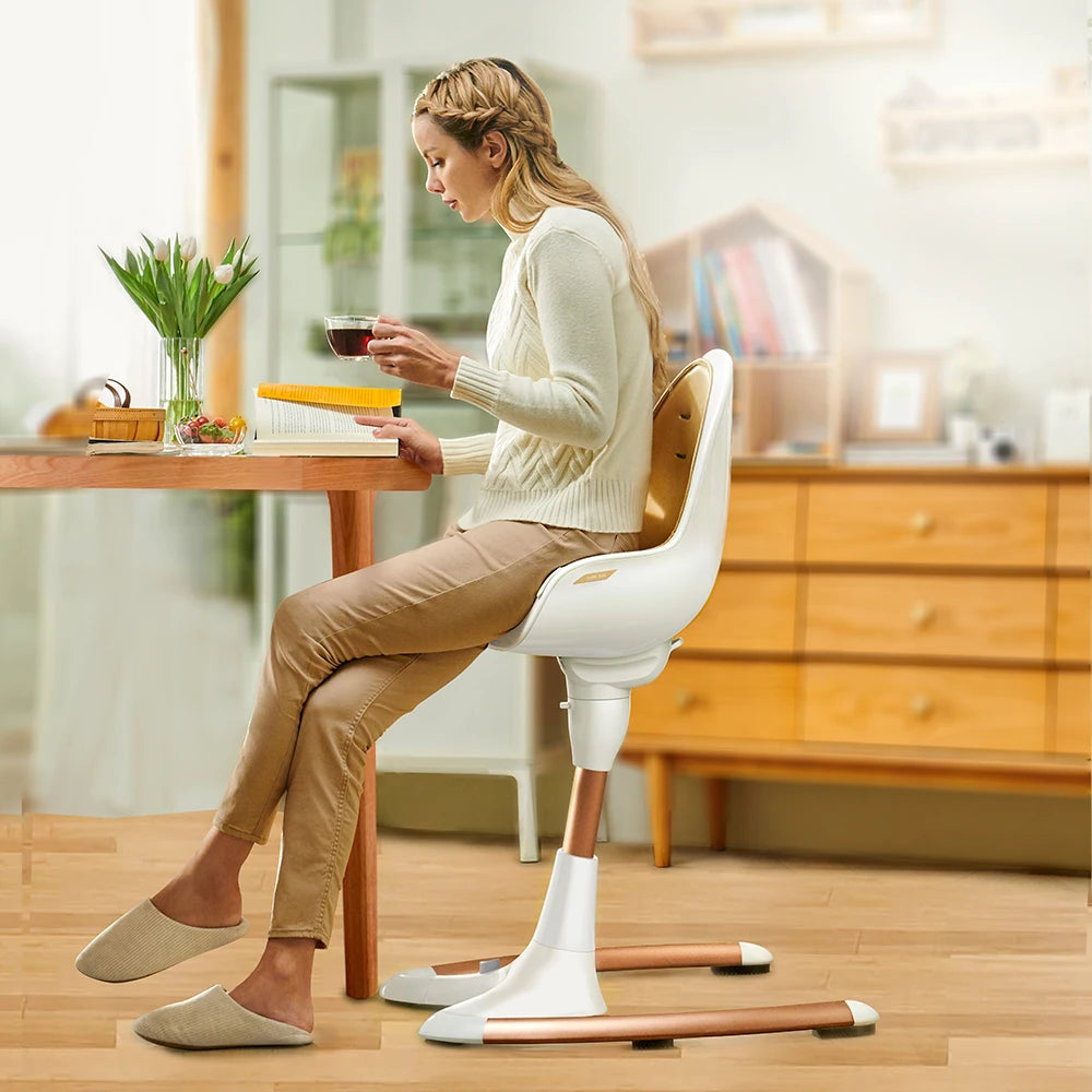 Baby High Chair with Adjustable Seat Heigh