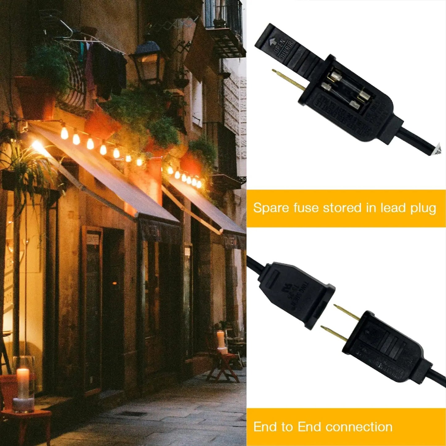 Waterproof Patio String Lights