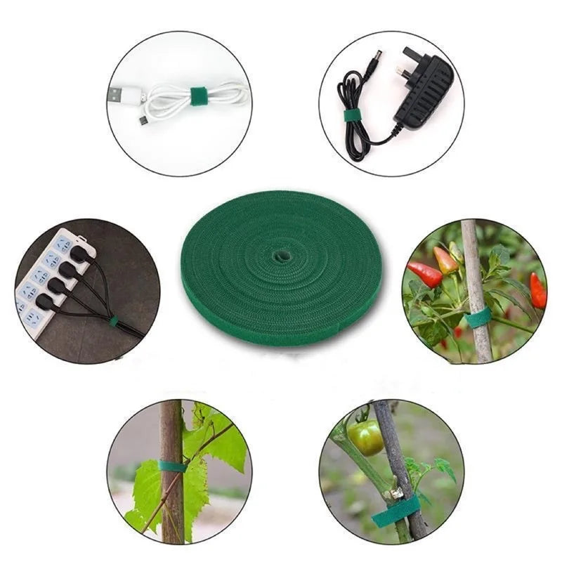 Adjustable Plant Support Reusable Fastener Tape for Home Garden