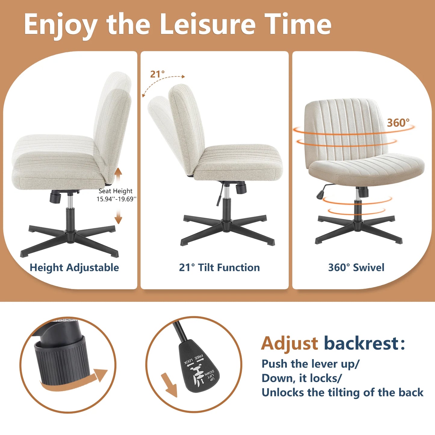 Cross Legged Office Gaming Chair
