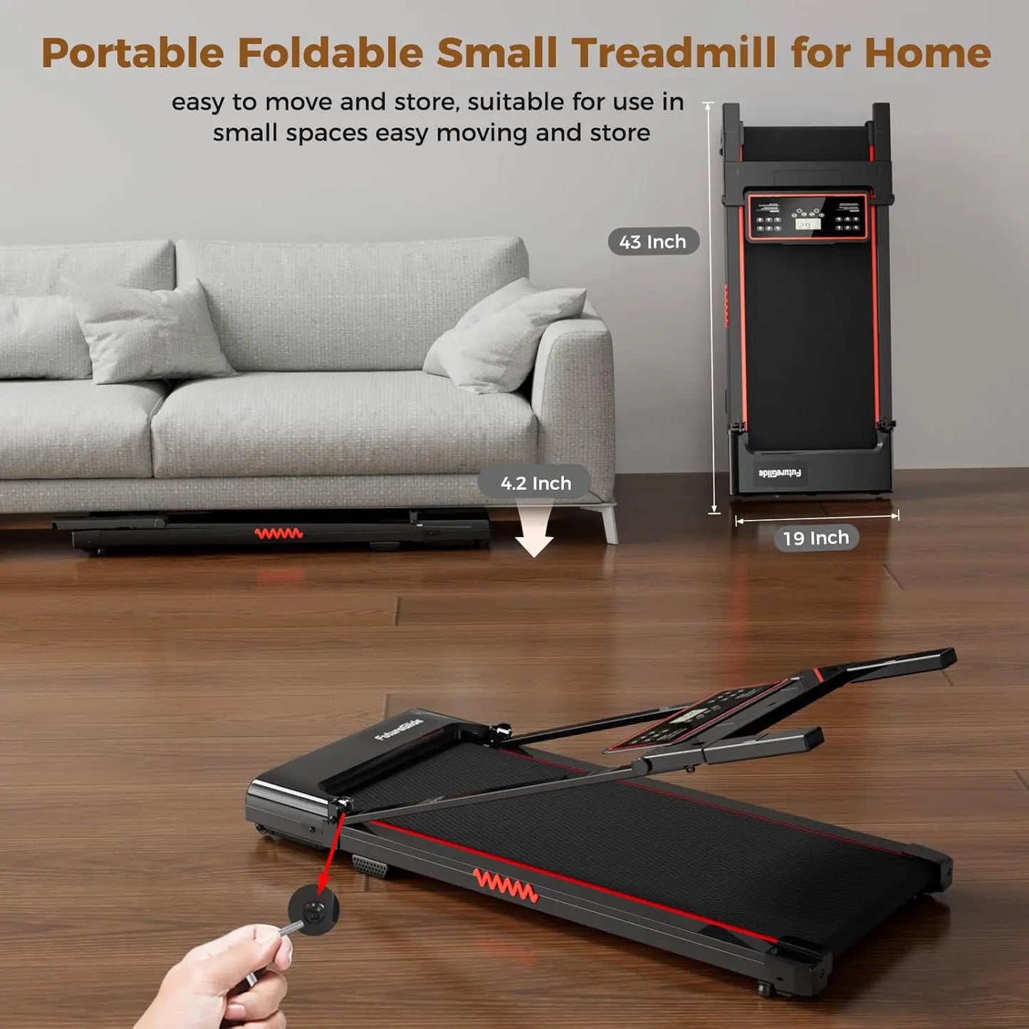 Treadmill With Handle