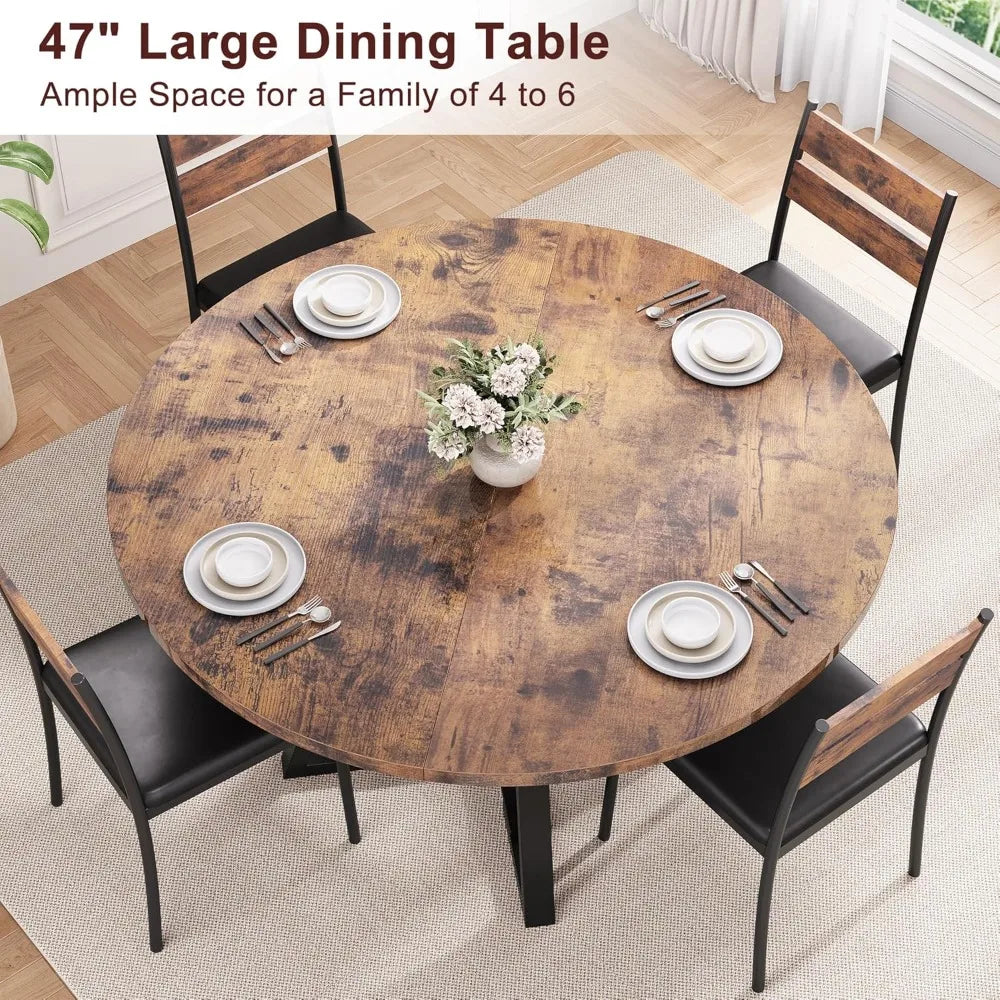 Dining Room Circle Dinner Pedestal Table