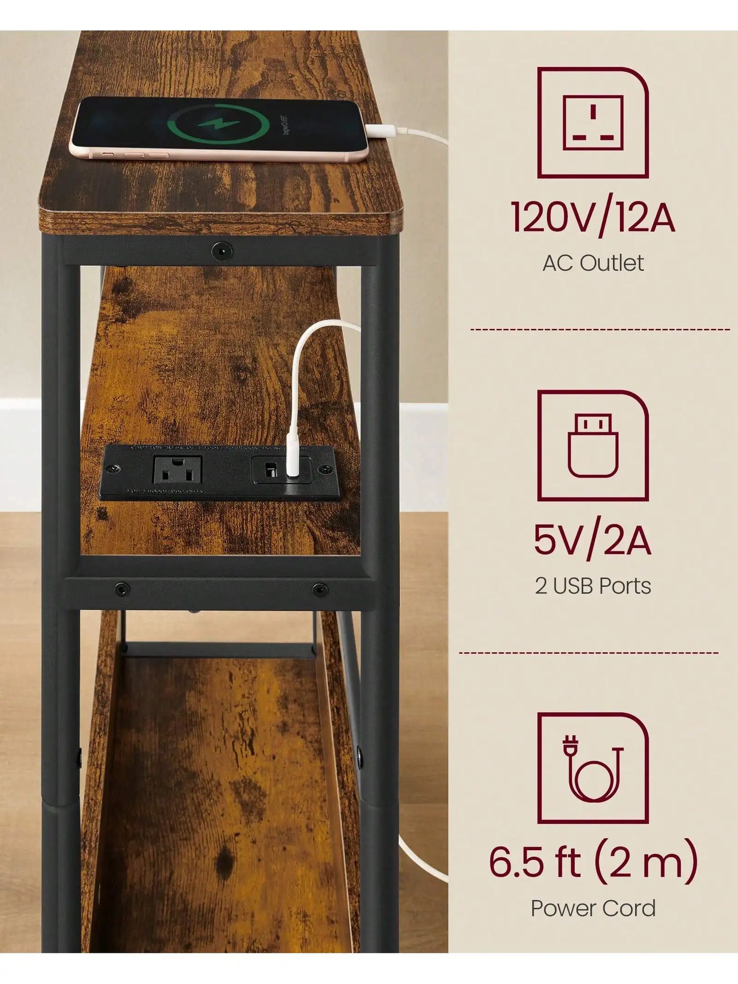 Side Table with Storage