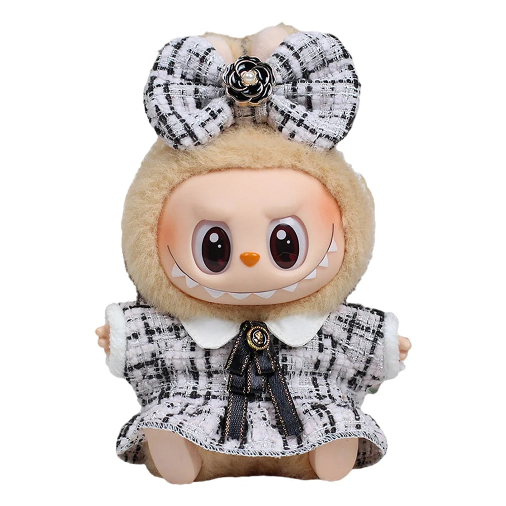 Mini Labubu Dolls Outfit Clothes Accessories without Doll