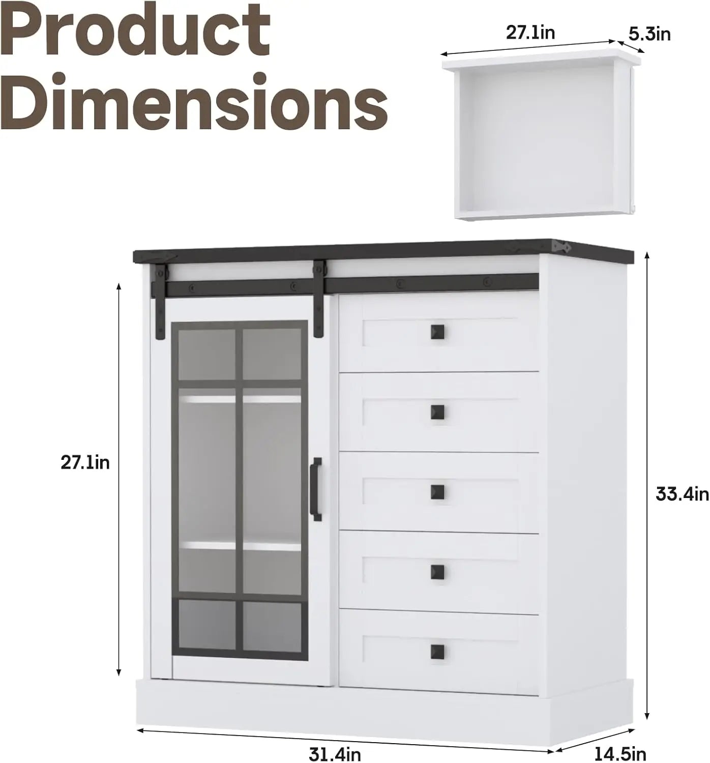 Tall Chest Drawers Storage Organizer for the Bedroom