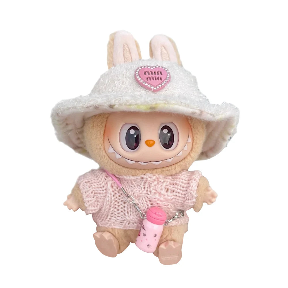 Mini Labubu Dolls Outfit Clothes Accessories without Doll